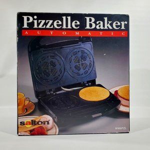 Salton Pizzelle Automatic Maker Model WM8PZL Electric Baker Waffle NEW